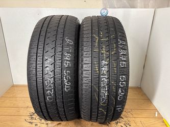 2 tires 275 55 20 Bridgeston dueler hl alenza