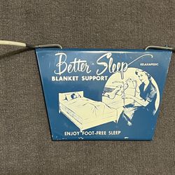 Vintage 1950s Better Sleep Blanket Support Relaxapedic 