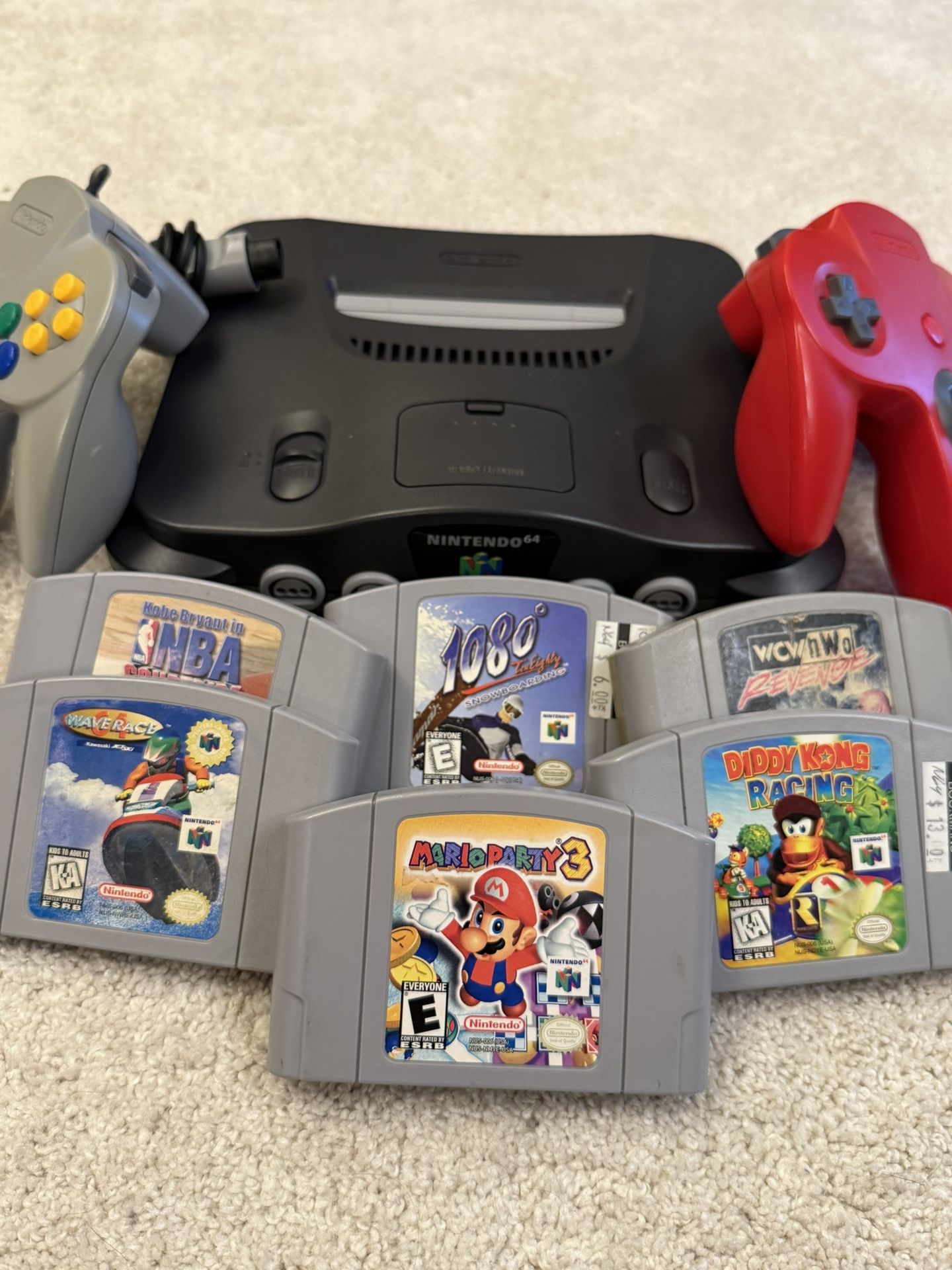 Nintendo 64 Console Bundle Mario Party Diddy Kong Racing