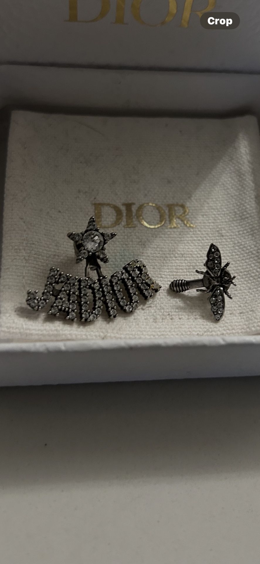 Authentic Christian Dior Earrings  Shoes