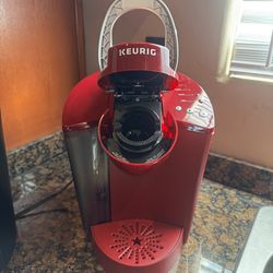 Red keurig coffee maker