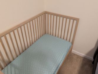 Ikea crib and mattress