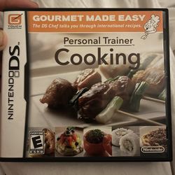DS Game Personal Trainer Cooking Game