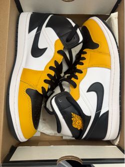 Jordan 1 Mid Yellow Ochre Size 8.5