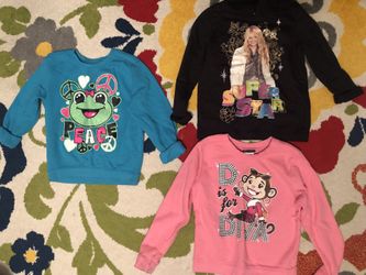 3 Sweat Shirt size 7/8 for girls