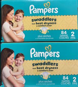 Pampers Swaddlers Diapers Size 2 - 84 ct $24.99