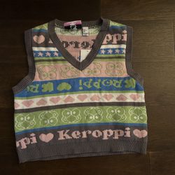 Brand New With Tags Forever 21 Keroppi Sweater Vest