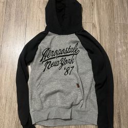 Aeropostale Black & Grey Hoodie