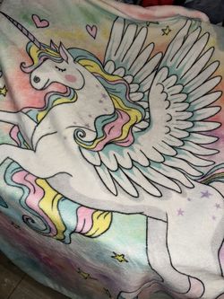 Unicorn Throw Blanket 