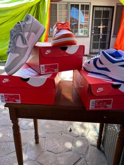 Shoes Sneakers with Boxes – 3 Pairs (price is individual for each)