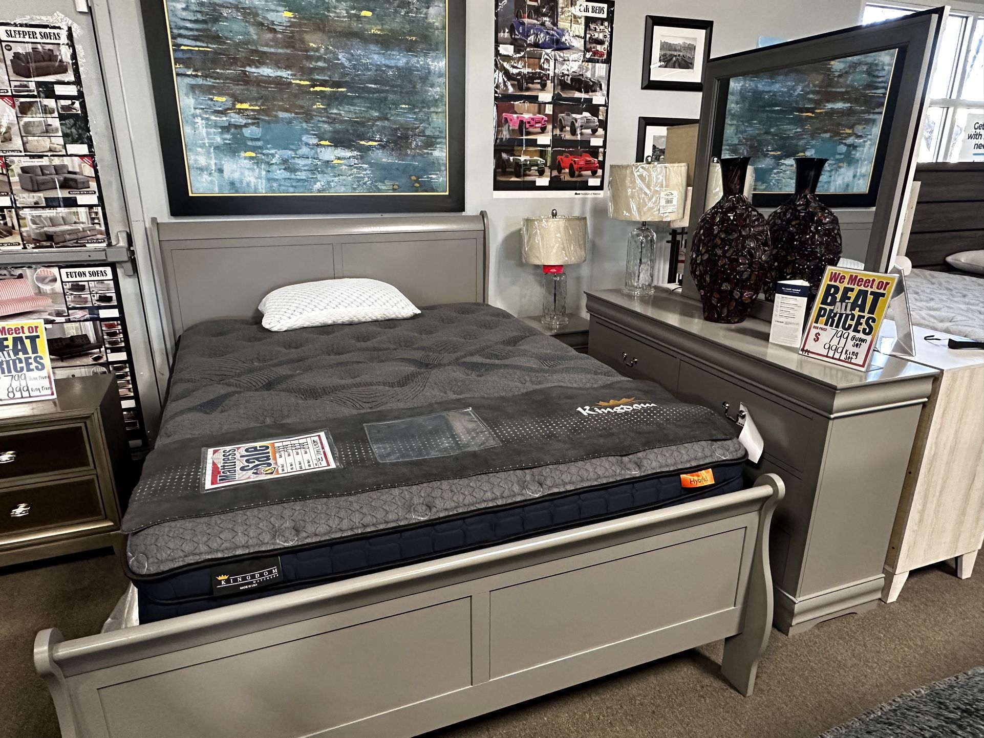 Beautiful Bedroom Set! $699! Easy Financing! ✨💜☎️