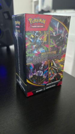 Pokemon mega evolution pitch black booster bundle 6 packs