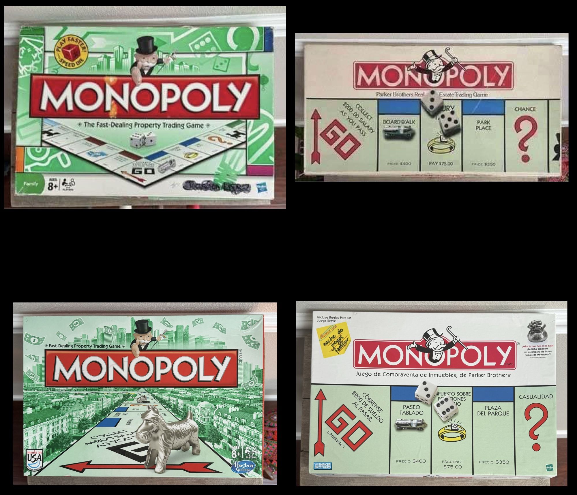 Monopoly Board Games just $5 each xox