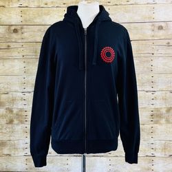 All made Size Small Zip-Up Black Hoodie