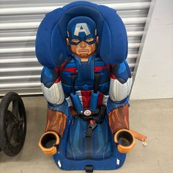 Kidsembrace Captain America two in one harness booster car seat