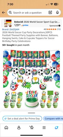 World Cup Soccer Party Supplies