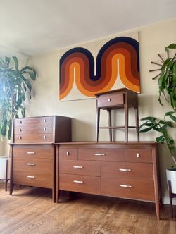 John Van Koert Drexel Profile 3 Piece Bedroom Set 