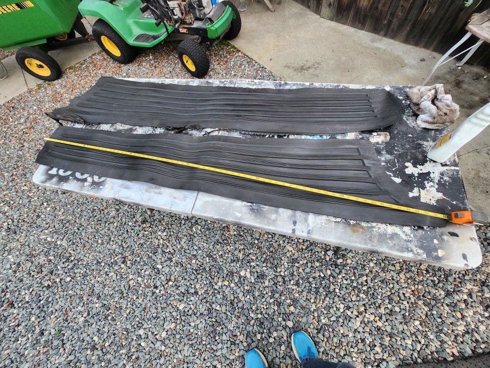 Running board rubber for a 1941 Plymouth special deluxe Never used.   