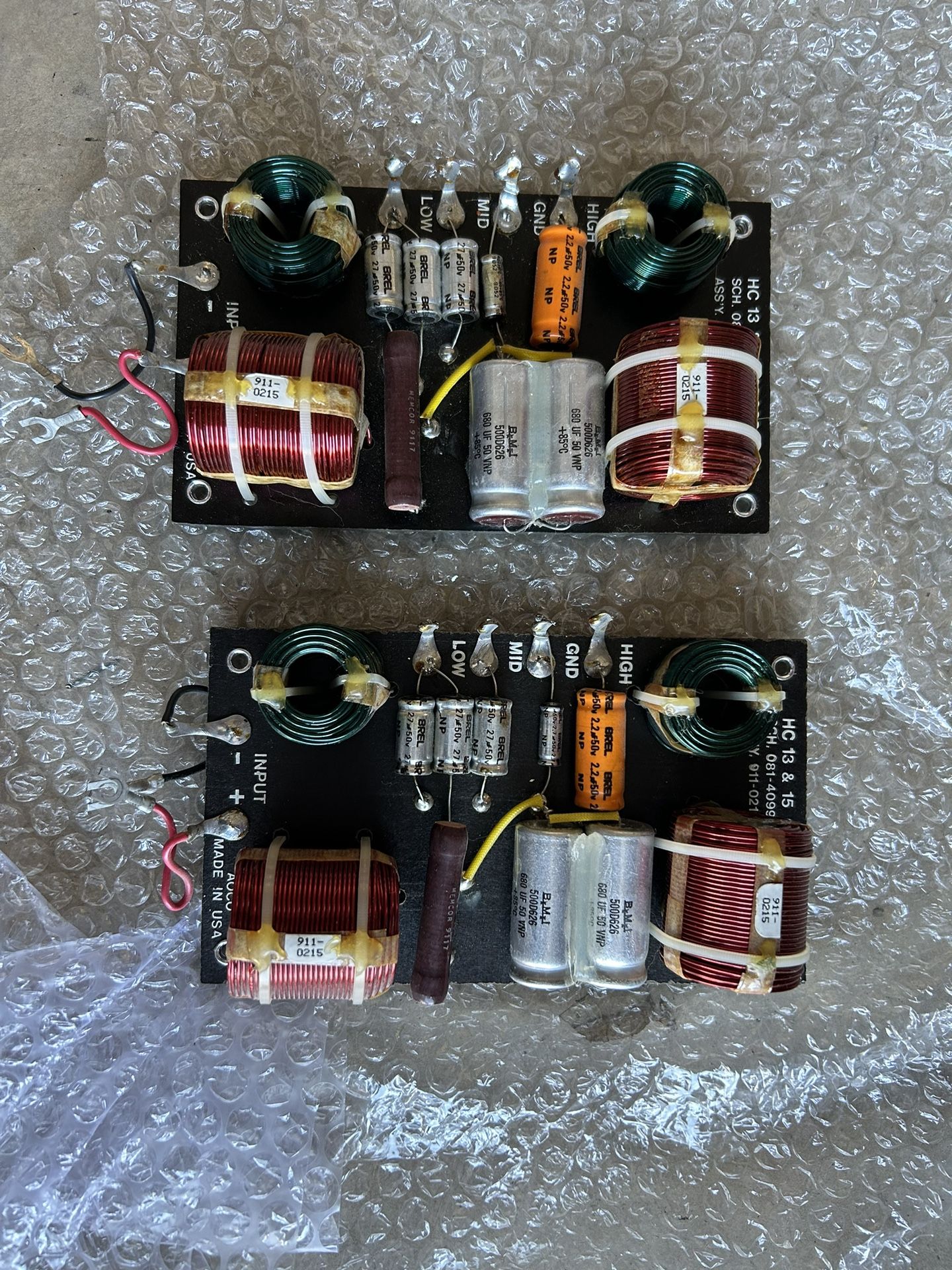 Crossovers Speaker Set Of 2 Boards For Home Power Speakers Bose Jbl Klipsch