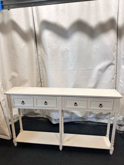 Console Sofa Table with Drawers