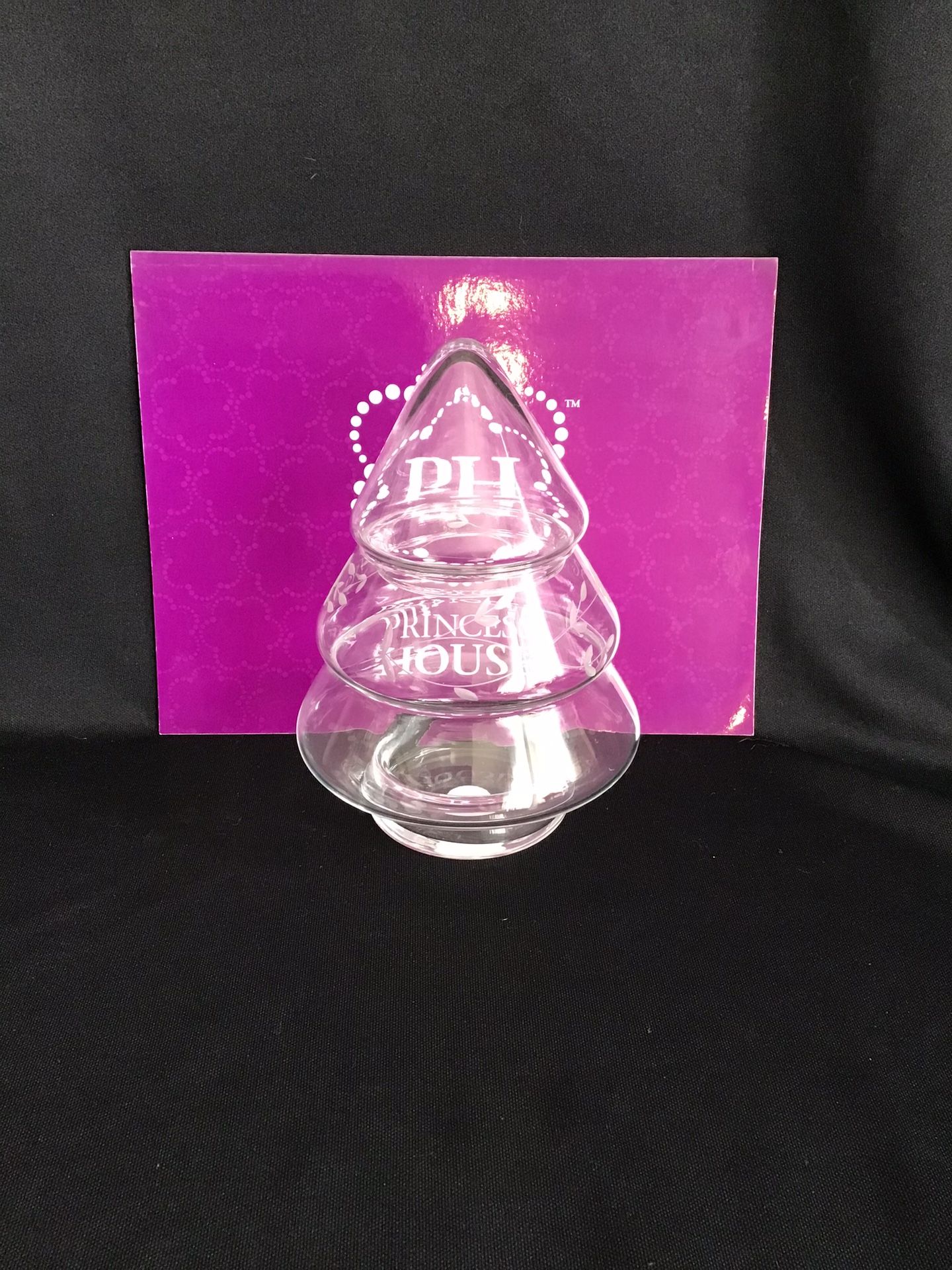 Princess House Crystal Candy Jar/ Christmas Tree