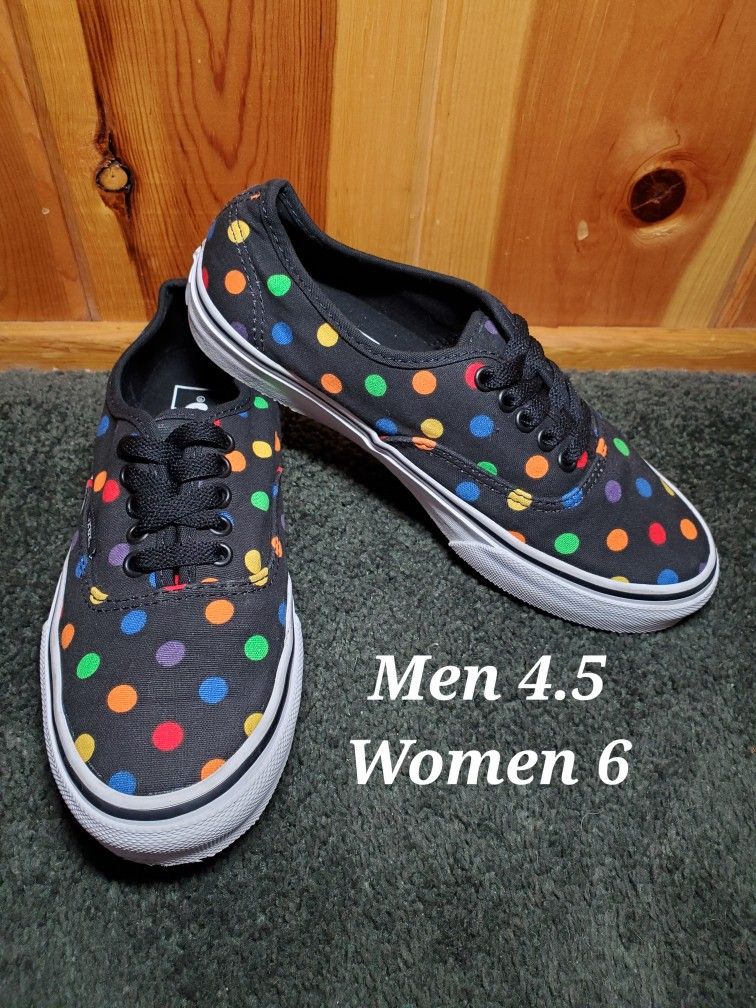 VANS Polka Dot Men 4.5/Women 6