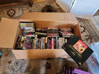 Free Box Of DVDs And VHS