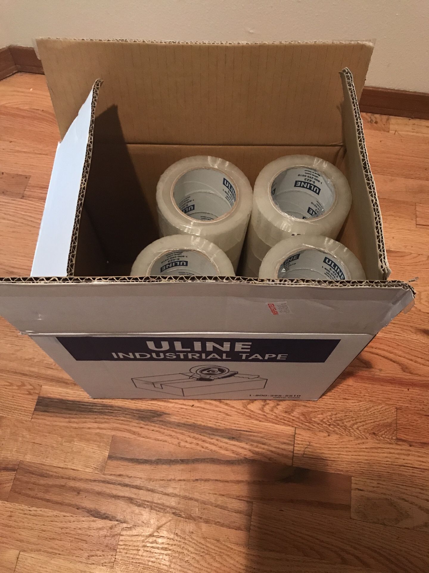 Uline S-423 Clear Packing Tape 24 Rolls