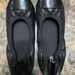 Girls Shoe Black Flats 