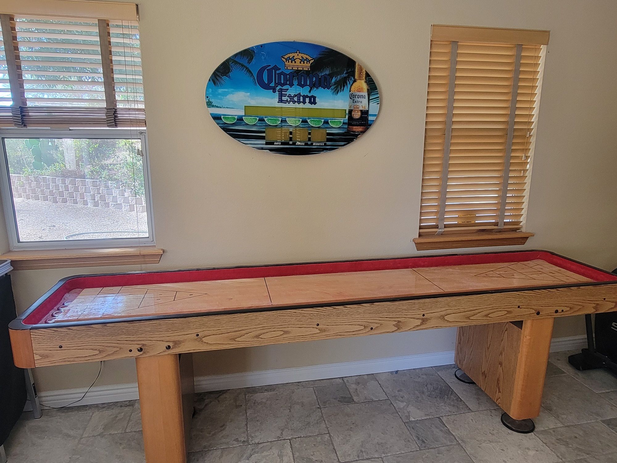 Shuffleboard Table 