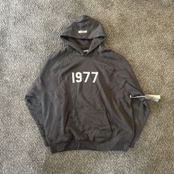Fear of God Essentials Essentials 1977 Hoodie 'Iron'