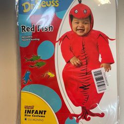 Halloween Costume Infant/ Baby Dr. Seuss Redfish 