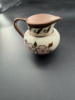 Vintage Pink & Copper Miniature Luster Creamer Ware