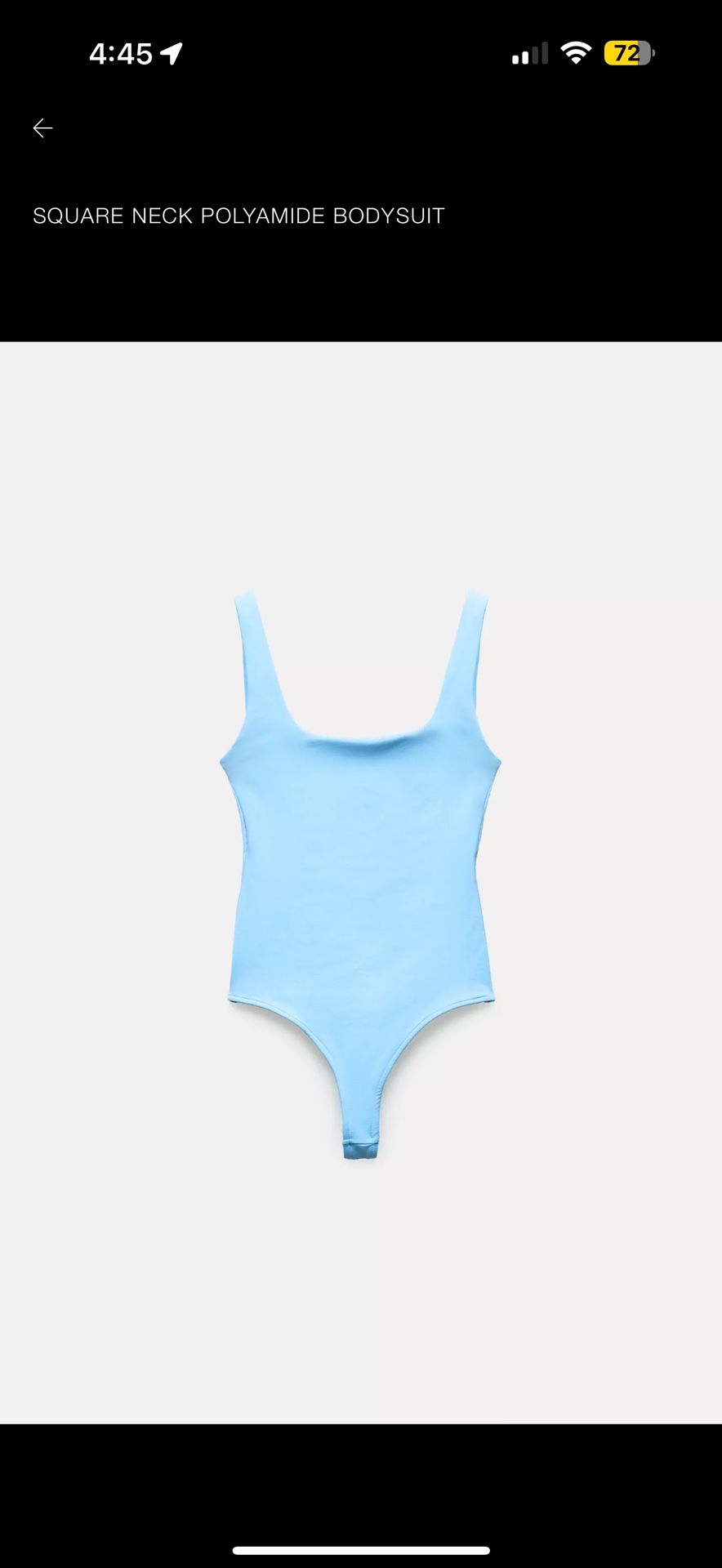 Zara Bodysuit NWOT