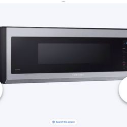 New sealed box Samsung Smart SLIM 1.1-cu ft Low Profile Over-the-Range Microwave ( Fingerprint Resistant Stainless Steel $350.00 O.B.O.