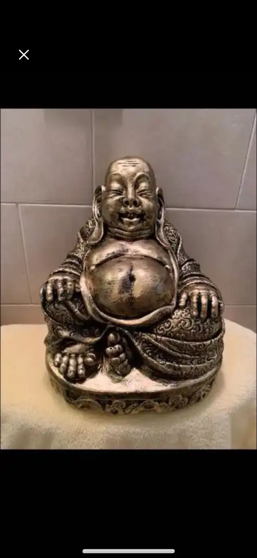 Golden Fat Belly Buddha Statue