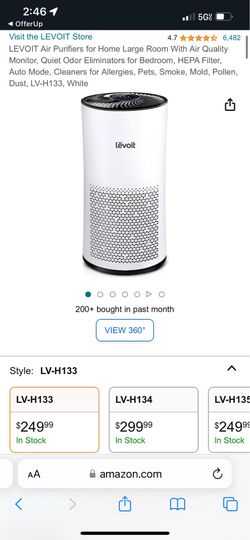 Levoit.  Air Purifier