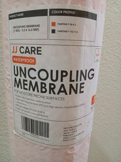 Waterproof Uncoupling Membrane For Tile