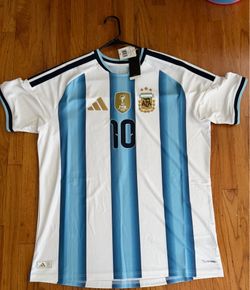 Argentina Home Messi Player Version Jersey (Size Large)