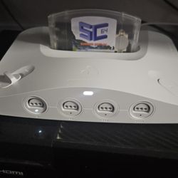 CIB Analogue 3D N64 White Bundle + 4 8Bitdo N64 Controllers + Summercart 64 cart