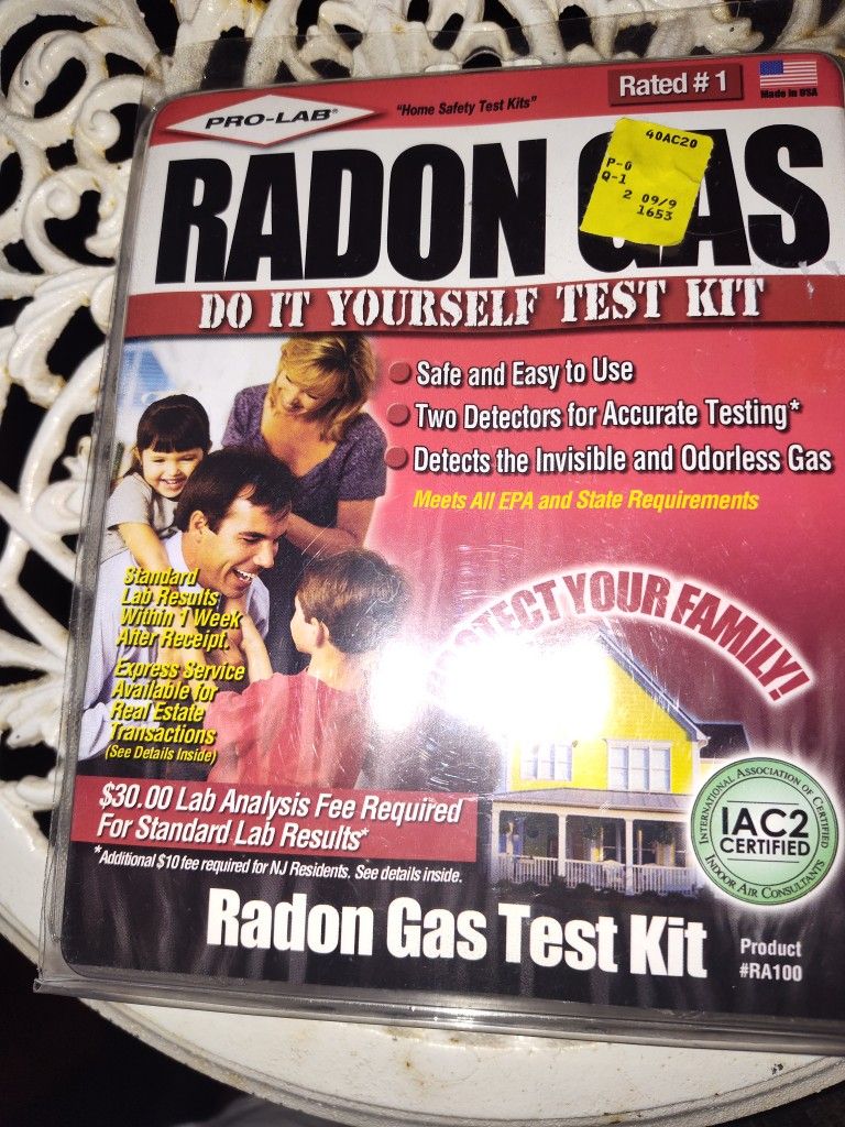 Radon Gas Test Kit, Do It Yourself