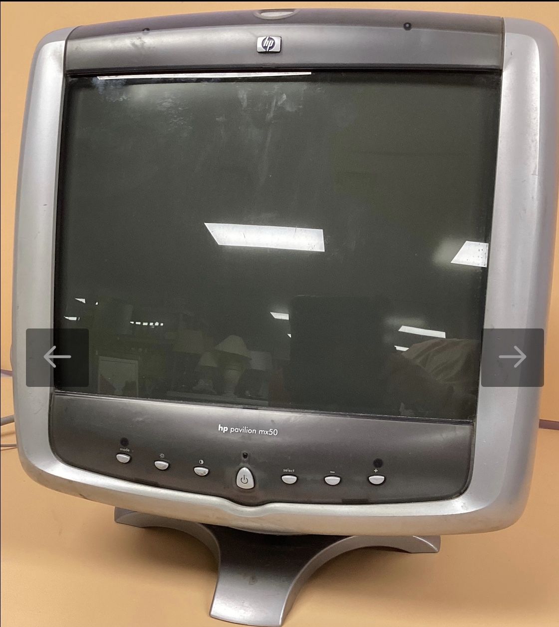 VINTAGE HP PAVILION MX50 CRT MONITOR MODEL 1282AÂ