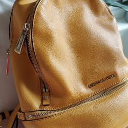Michael Kors Leather Backpack 