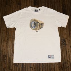 KITH X MLB X Los Angeles Dodgers World Series Ring T-Shirt White Size Large