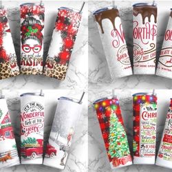 Christmas tumblers