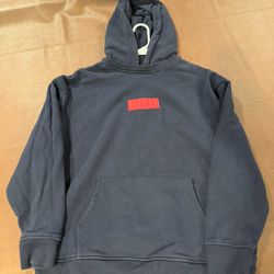 Kith Classic Logo Williams II Hoodie Navy size Large