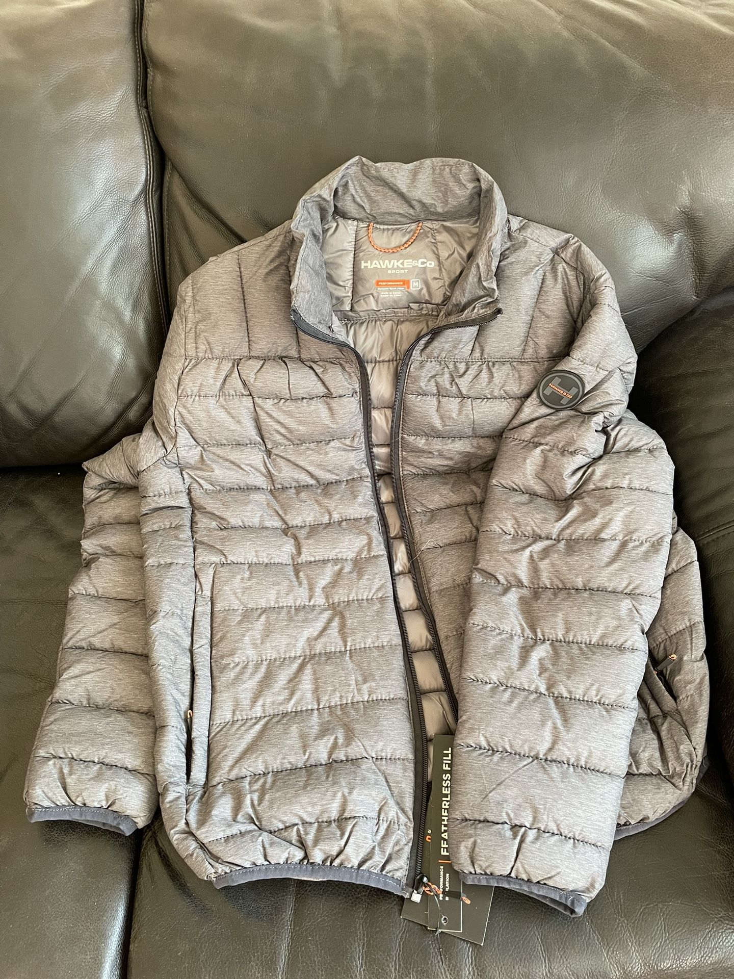 Hawke & Co Jacket Mens Puffer Lightweight Packable SZ M
