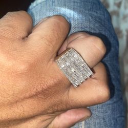 10 K Diamond Ring