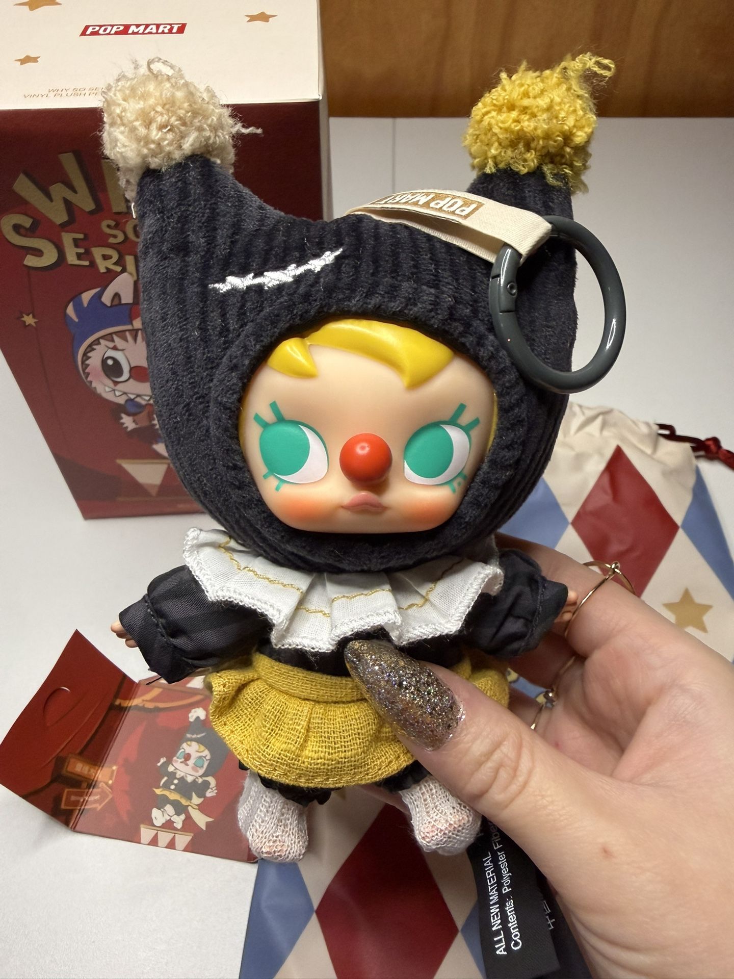 BRAND NEW Baby Molly String Puppet Why So Serious Vinyl Plush Doll