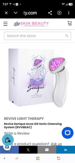 Revive Sonique Acne LED Sonic Cleansing System (RVVIBEAC)